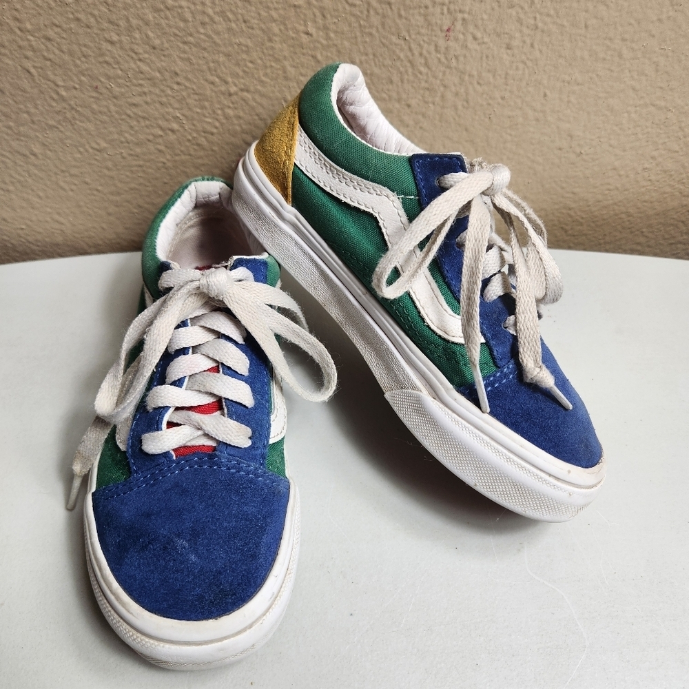 Vans Kids |12| Old Skool Yacht Club Colorblock Low Top Skate Sneakers